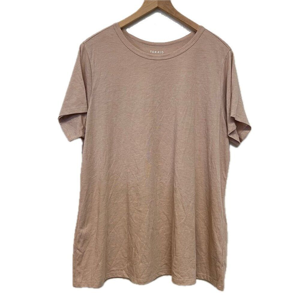 Torrid Basic Pink Tee Shirt - Size 2X